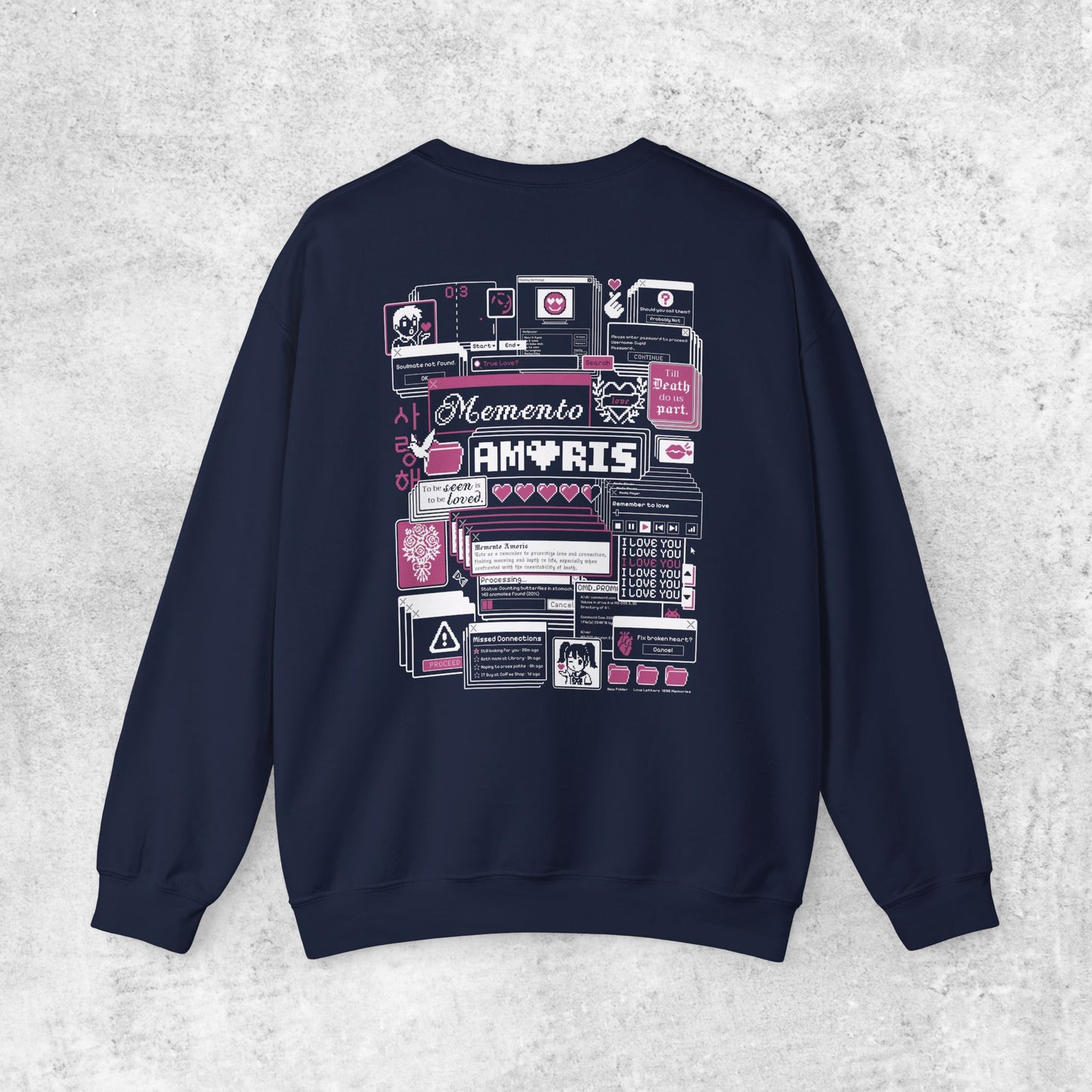 MEMENTO AMORIS Crewneck Sweater