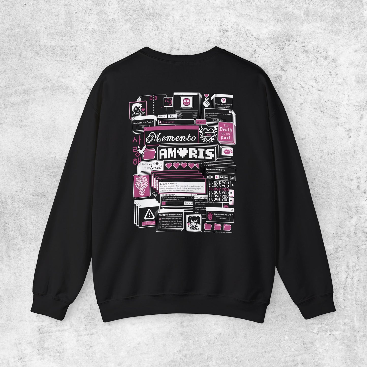 MEMENTO AMORIS Crewneck Sweater