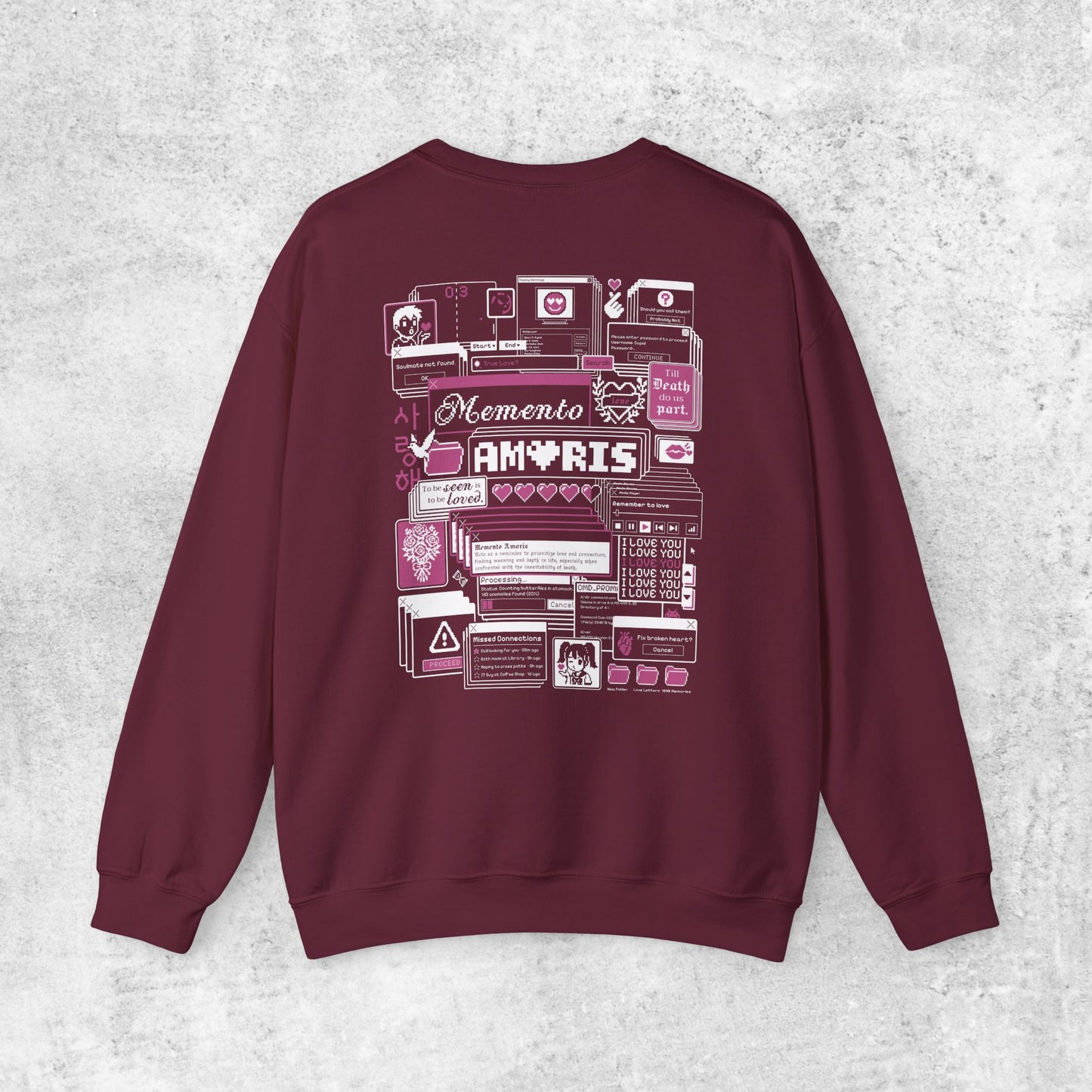 MEMENTO AMORIS Crewneck Sweater