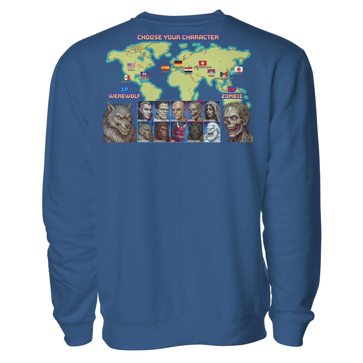 Choose Your Character Crewneck Sweater