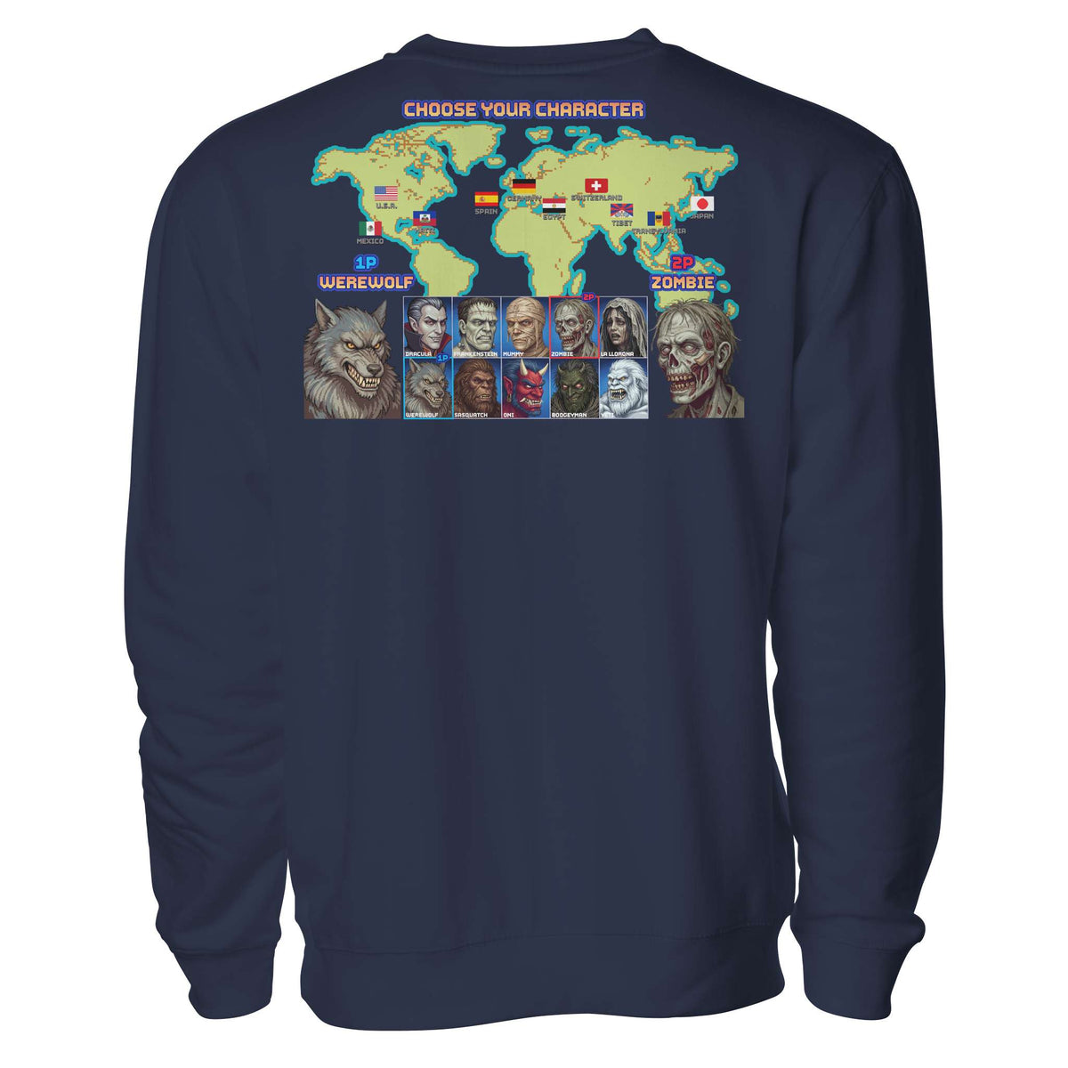 Choose Your Character Crewneck Sweater