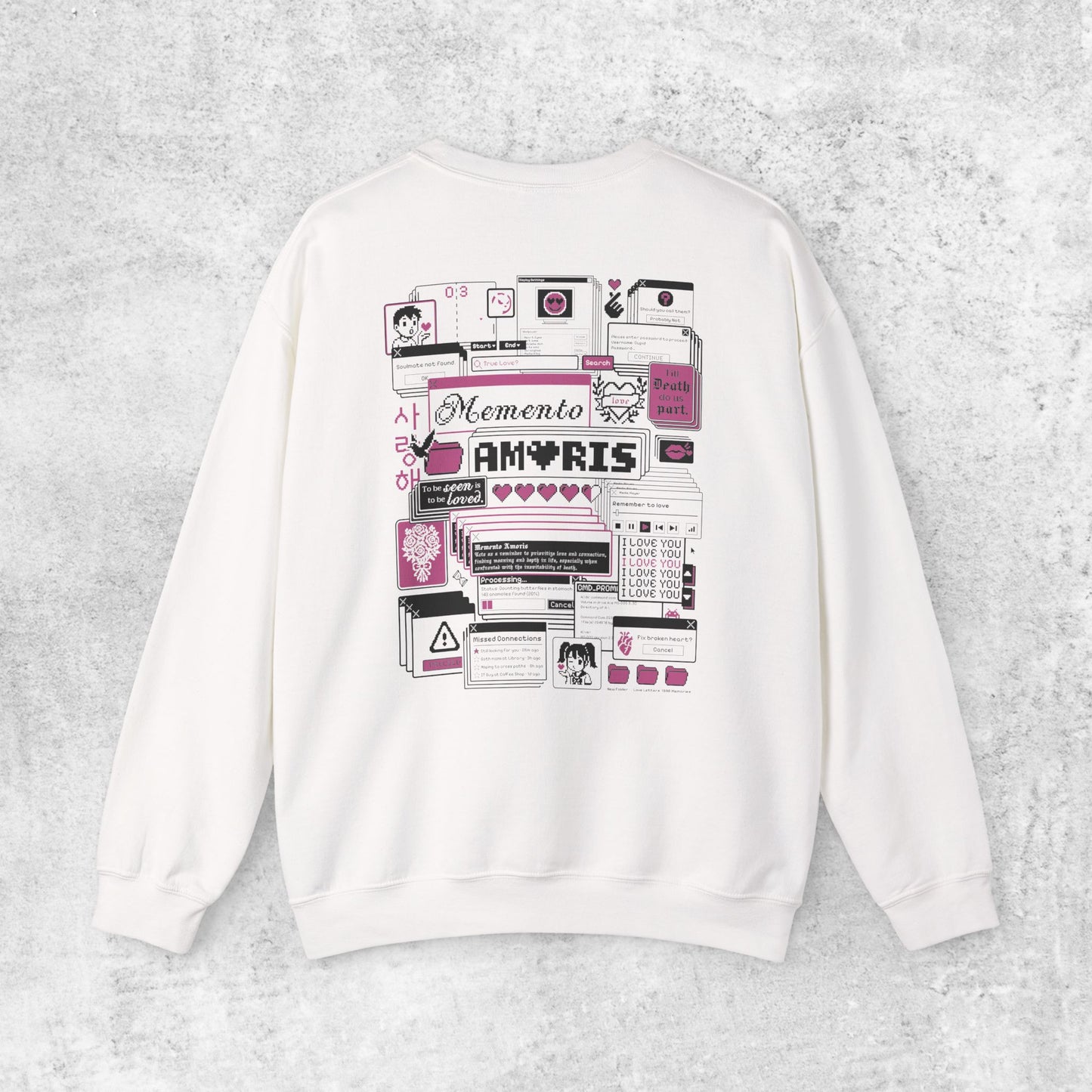 MEMENTO AMORIS Crewneck Sweater