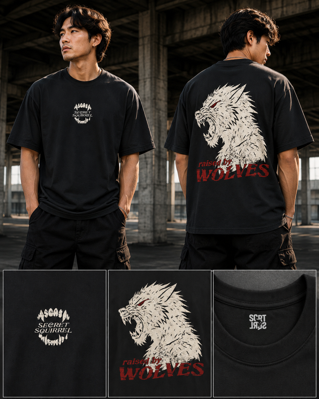 RAISED BY WOLVES Tee
