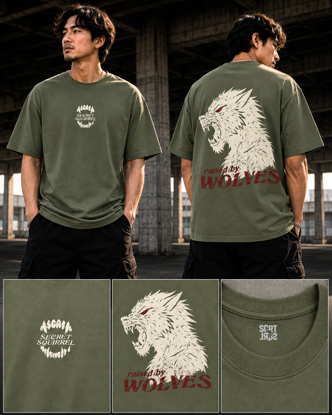 RAISED BY WOLVES Tee