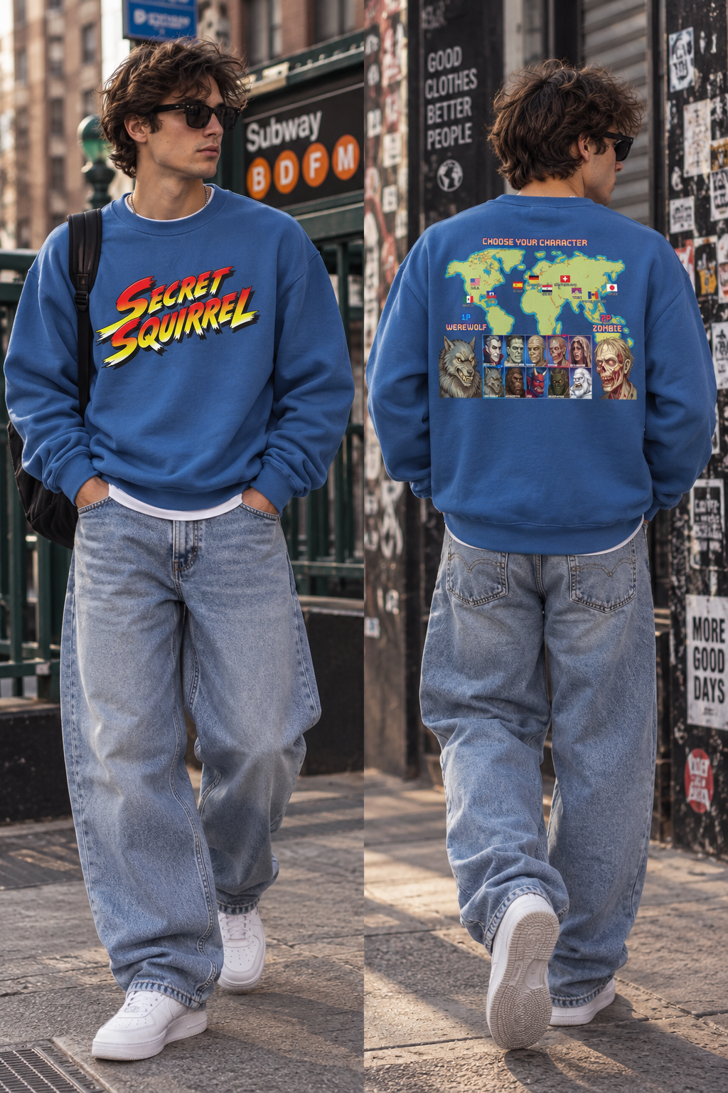 Choose Your Character Crewneck Sweater
